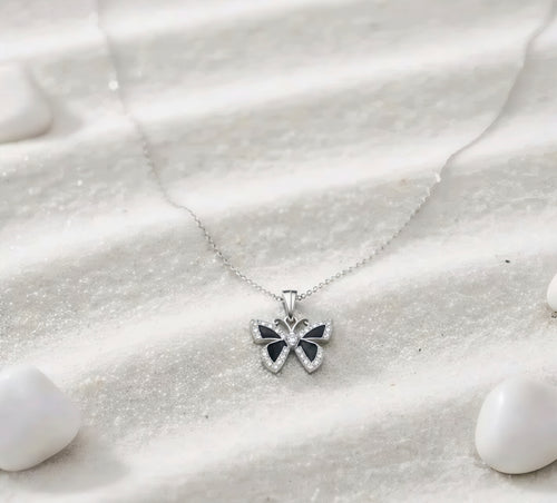 Butterfly Pendant Necklace for Women | Cute Aesthetic Design | Minimal Elegant Daily Wear Jewellery