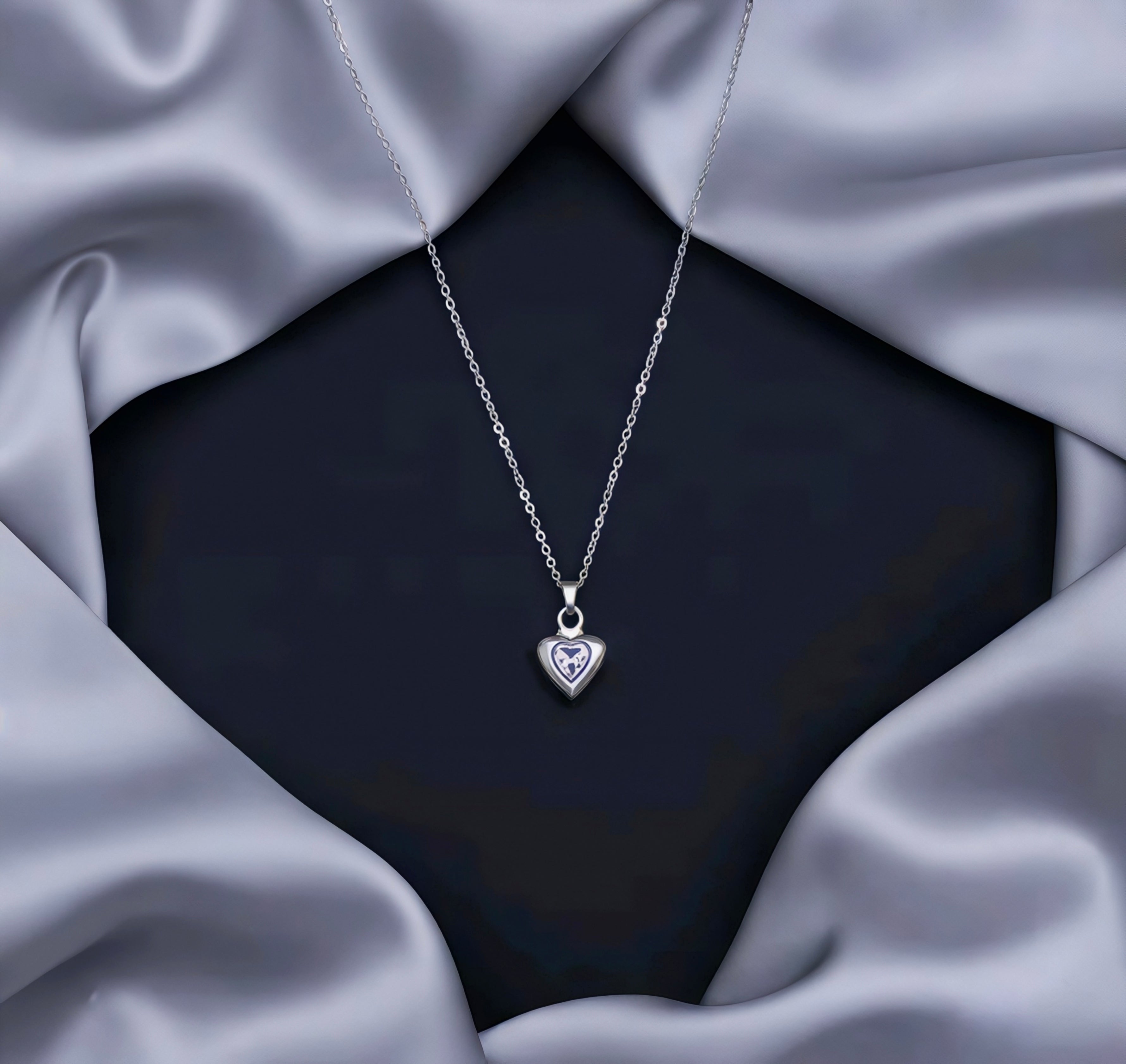 Minimal Heart Pendant Necklace for Women | Elegant Daily Wear Jewellery | Cute Aesthetic Gift