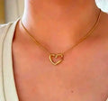 Minimal Heart Pendant Necklace for Women | Adjustable Chain | Elegant Daily Wear Jewellery