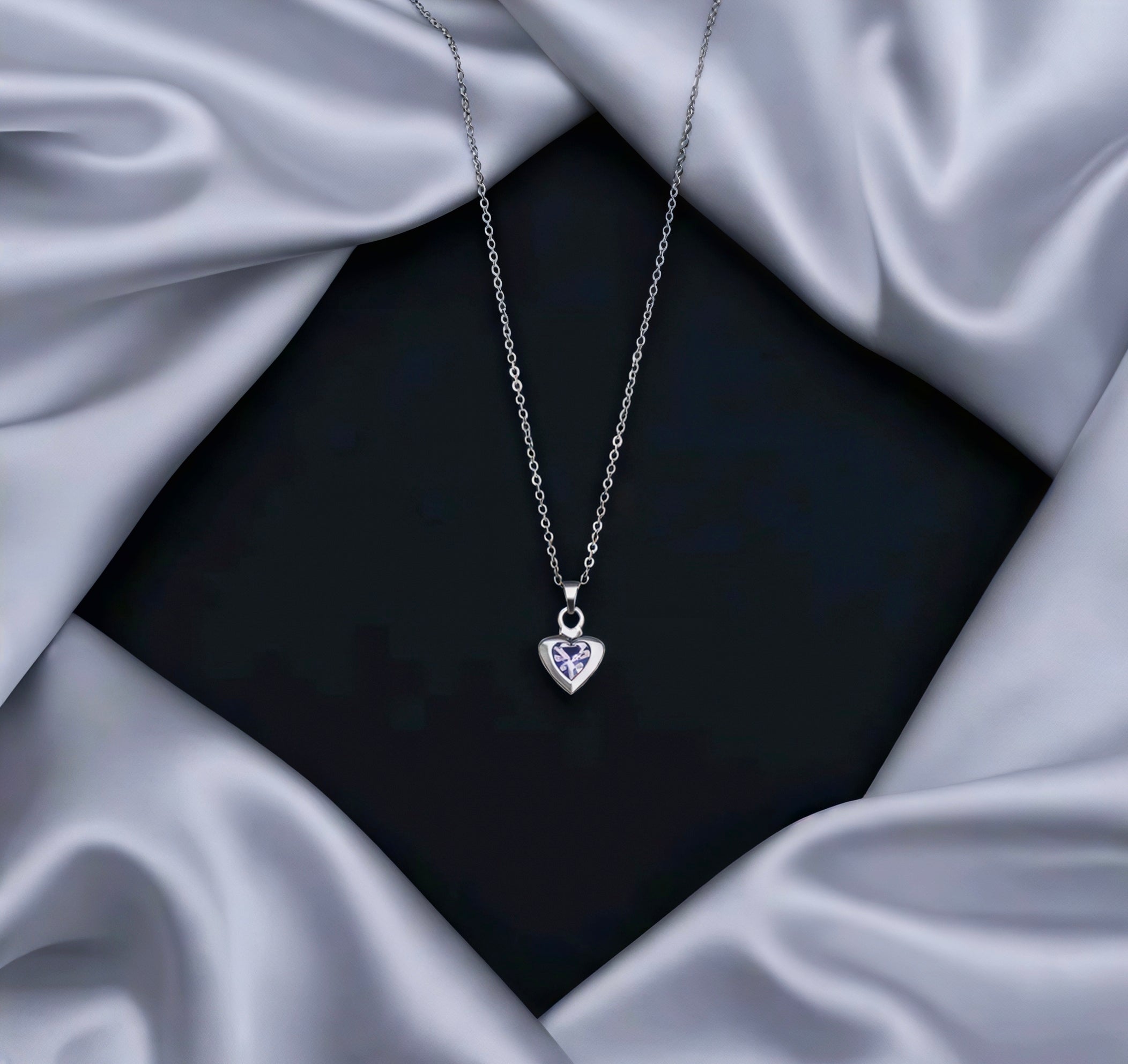 Minimal Heart Pendant Necklace for Women | Elegant Daily Wear Jewellery | Cute Aesthetic Gift