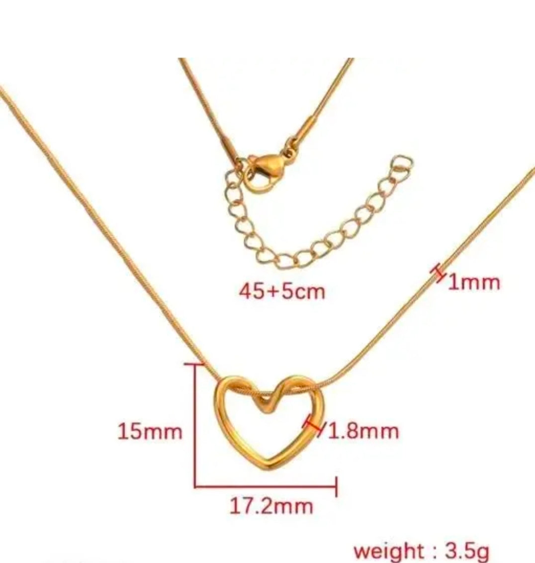 Minimal Heart Pendant Necklace for Women | Adjustable Chain | Elegant Daily Wear Jewellery