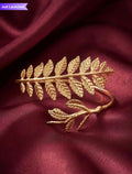Golden Leaf Arm Cuff for Girls ✨